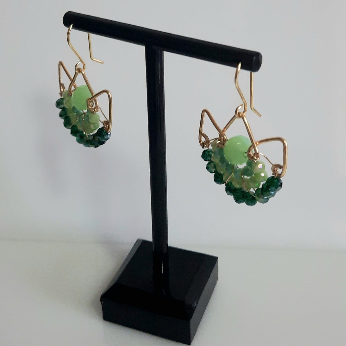 Aros Corona Dorado-Verde (2)