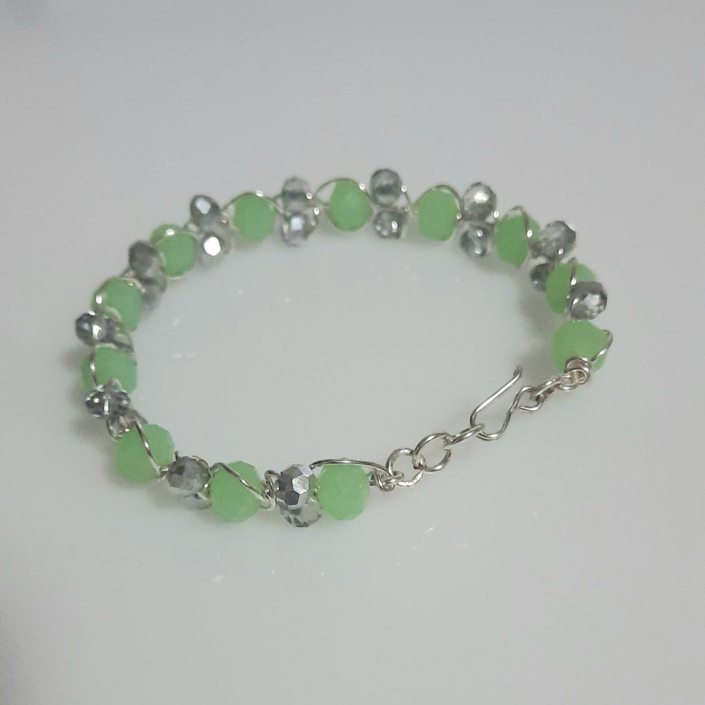 Pulsera de cristales checos facetados
