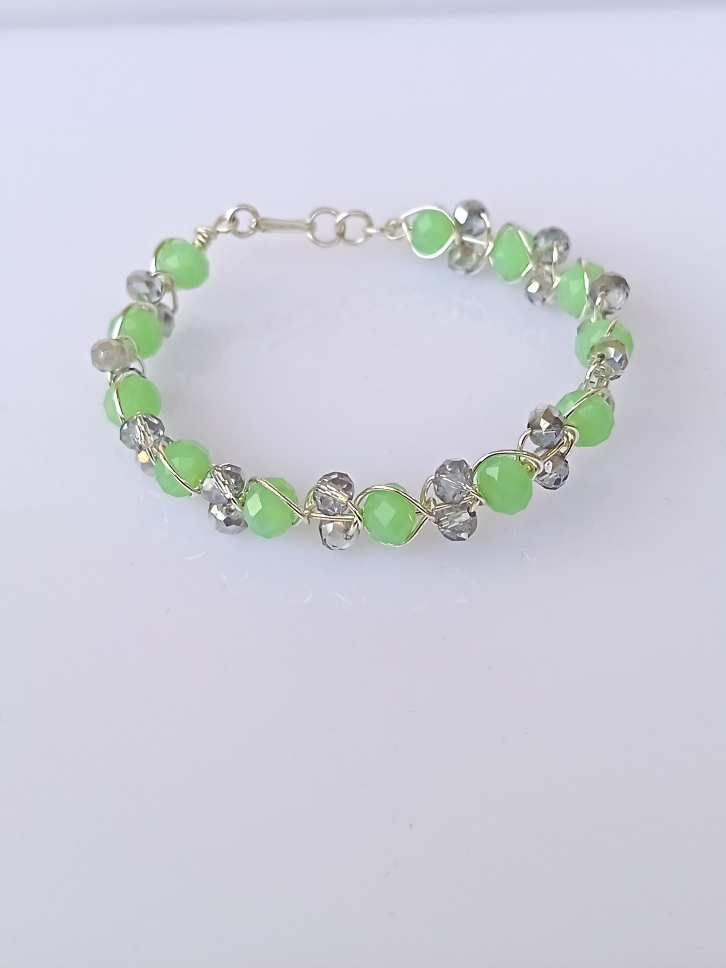 Pulsera de cristales checos facetados