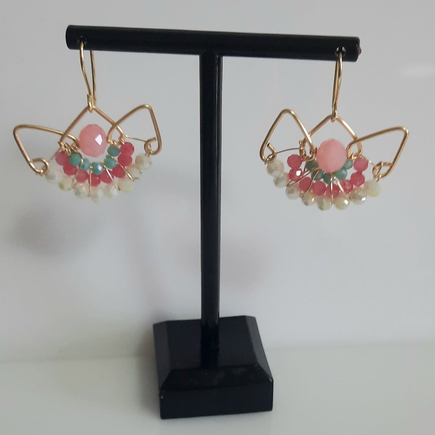 Aros Corona Dorado-RosaAzul