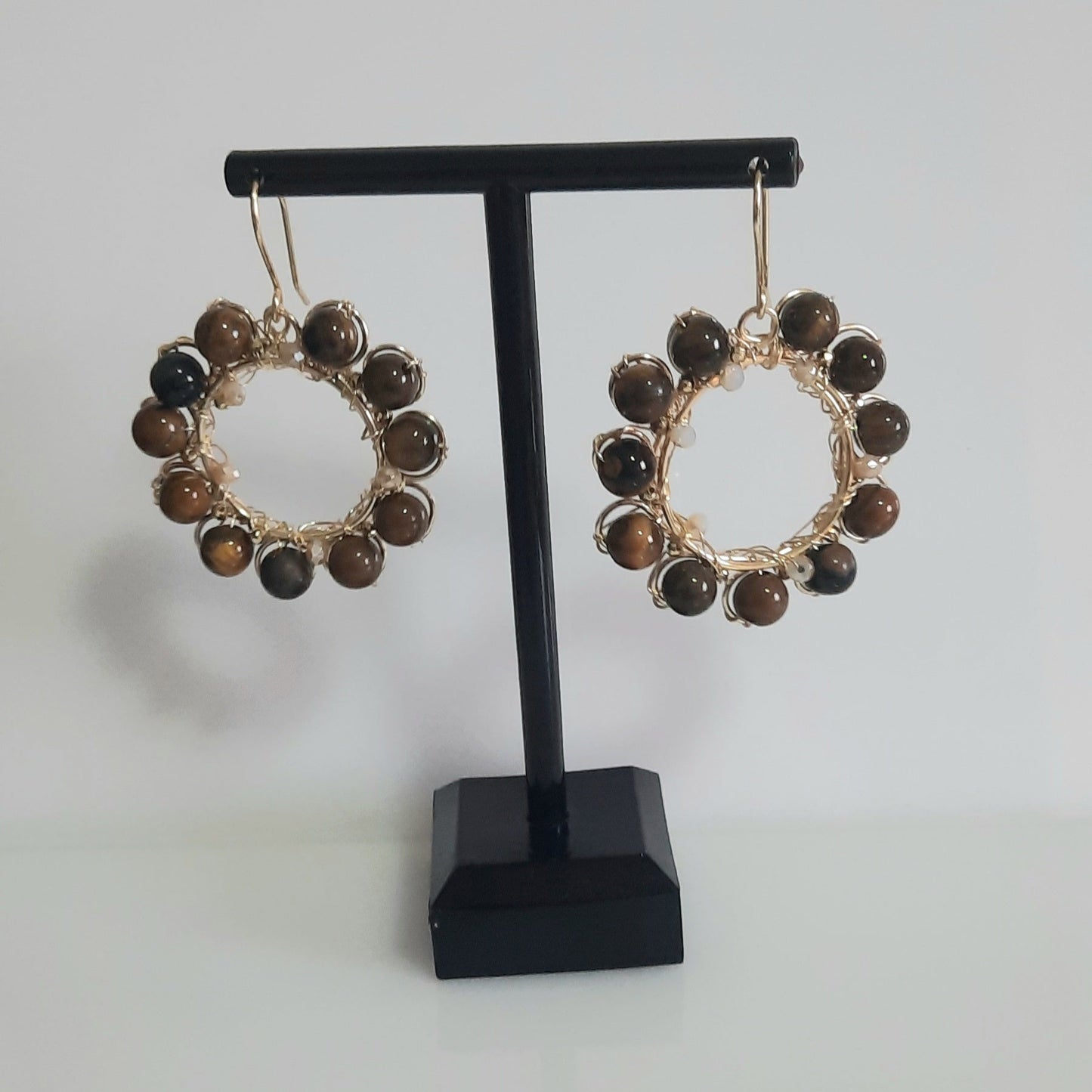 Aros Circulares Ojo de Tigre
