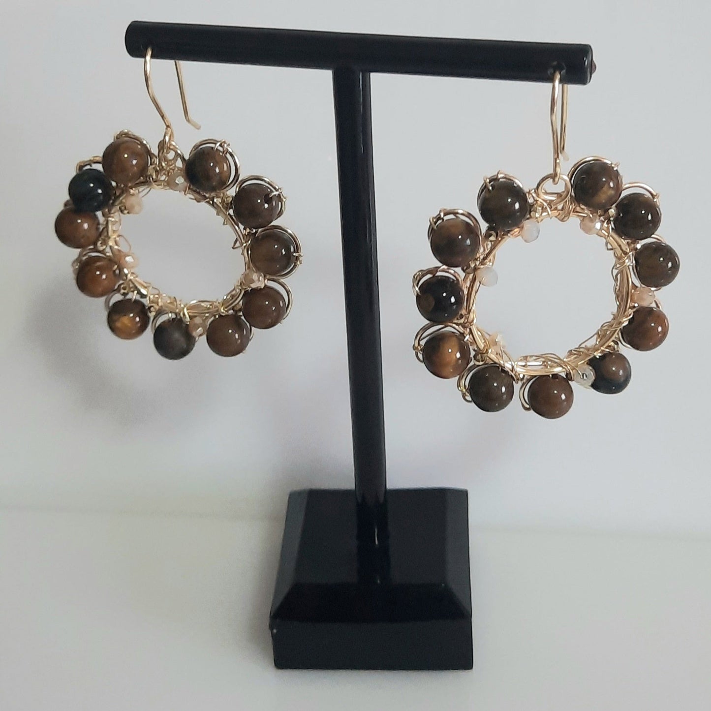 Aros Circulares Ojo de Tigre