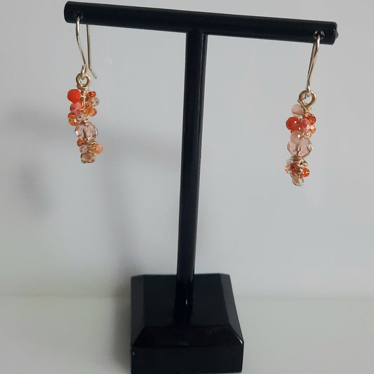 Aros Colgantes Naranja