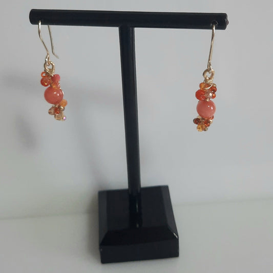 Aros Colgantes Naranja 2