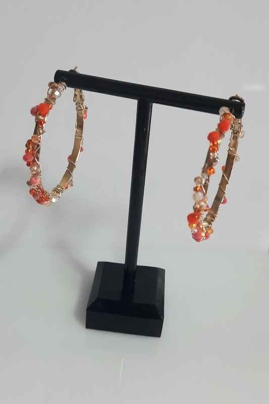 Aros Circulares Naranja_Dorado