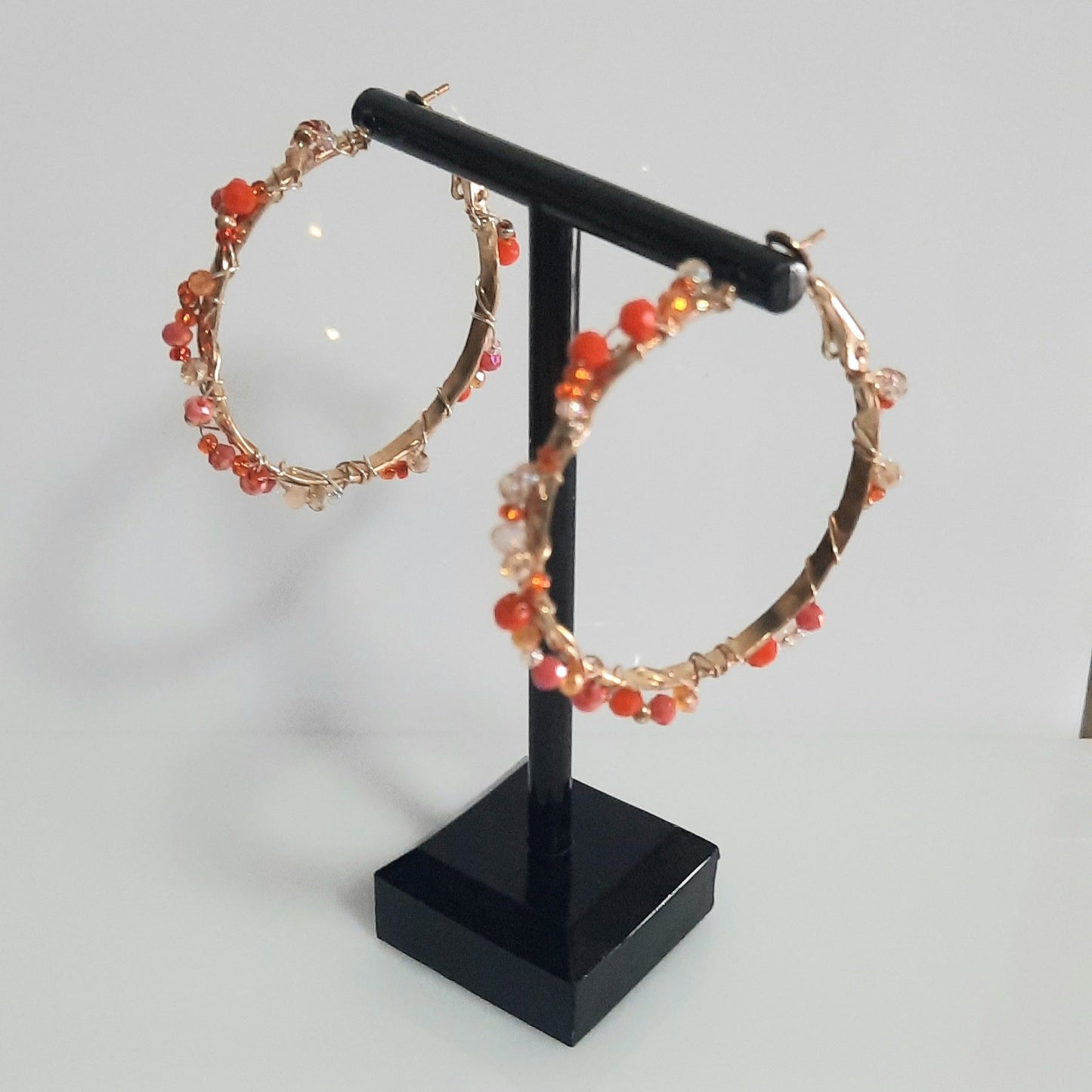 Aros Circulares Naranja_Dorado
