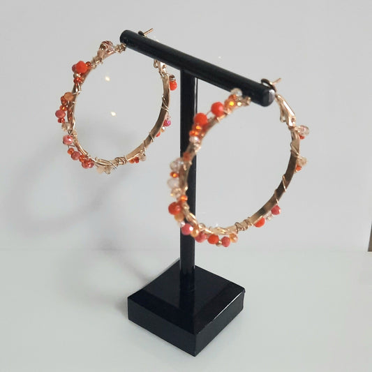 Aros Circulares Naranja_Dorado