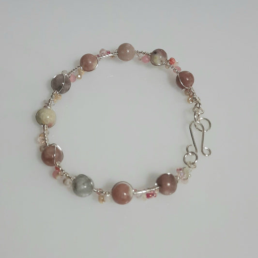 Pulsera Piedras Naturales Jaspe
