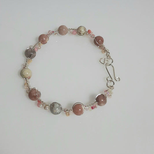 Pulsera Piedras Naturales Jaspe