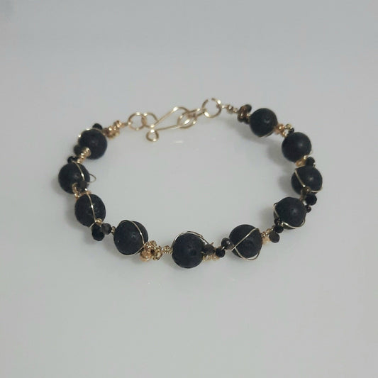Pulsera de Volcanita