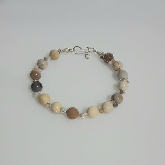 Pulsera Piedra de Jaspe Mokaita