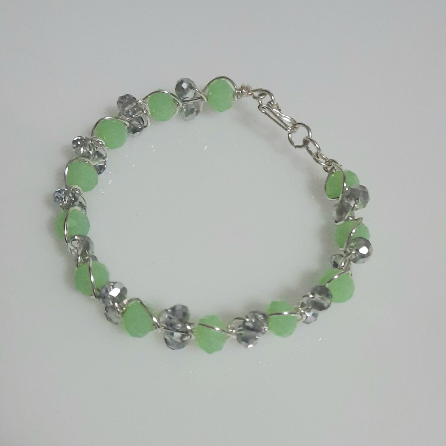 Pulsera de cristales checos facetados
