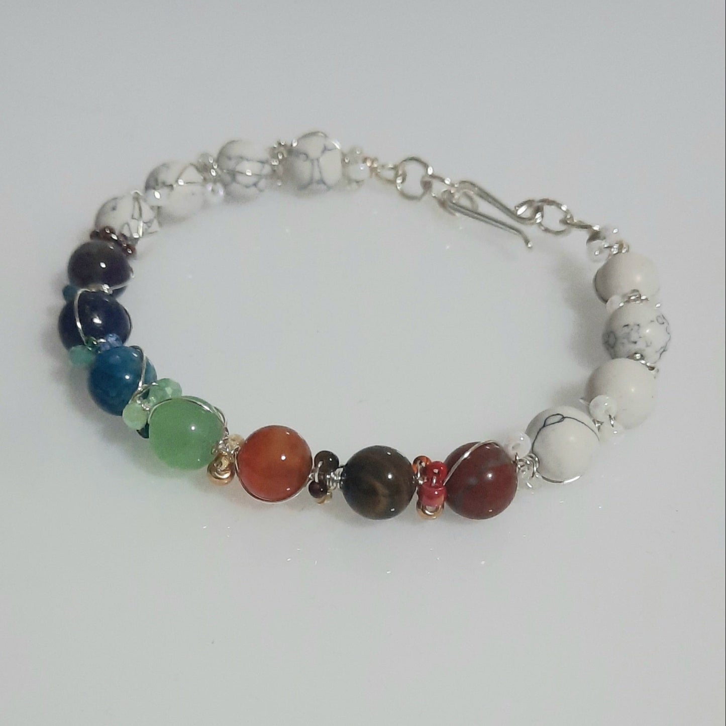 Pulsera de los  7 chakras Piedras naturales