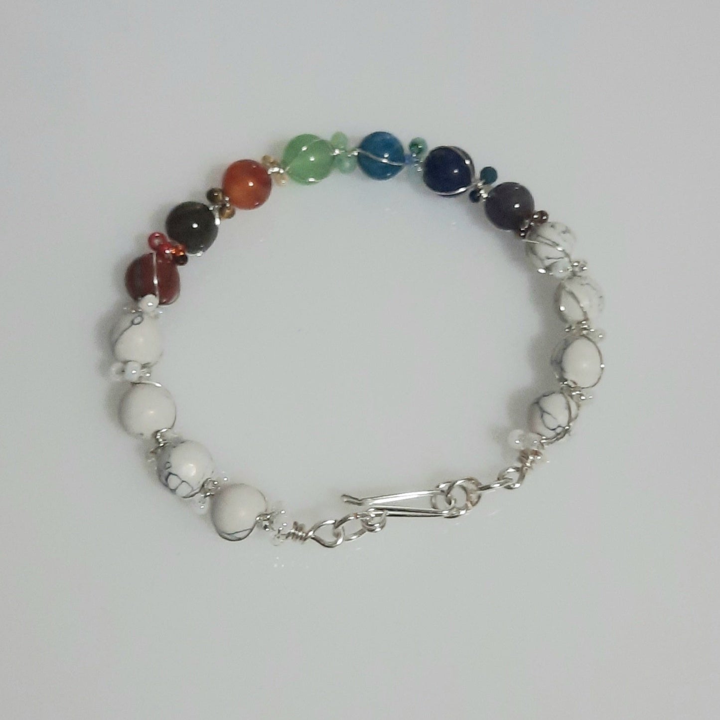 Pulsera de los  7 chakras Piedras naturales