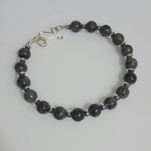 Pulsera de Piedras naturales de Labradorita Unisex